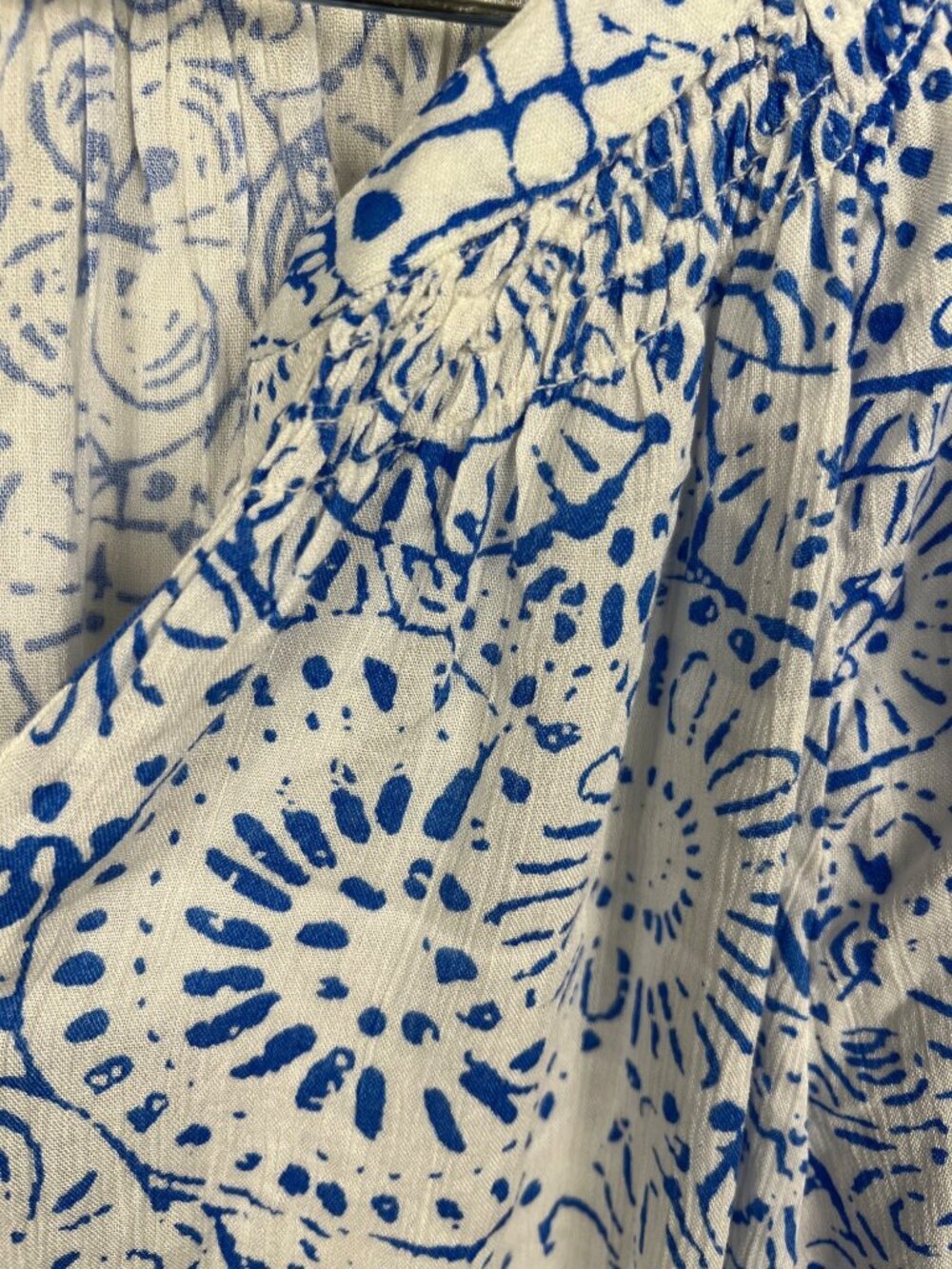 Croft and Barrow Blue White Blouse - Picture 2 of 10
